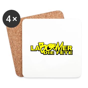 La Boomer - Untersetzer (4er-Set) - Weiß - Vorne