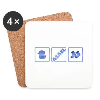 Asael as Birth - Coasters (set of 4) - white - Front