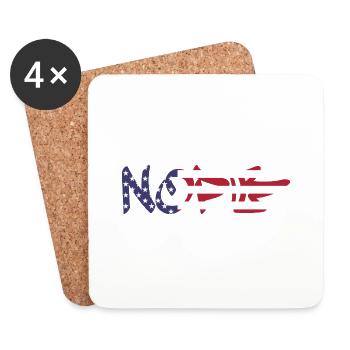 No Kings in America since 1776 - Coasters (set of 4) - white - Front