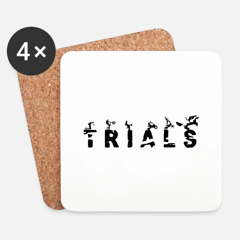 TRIAL - Untersetzer (4er-Set) - Weiß