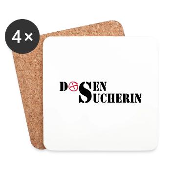 Dosensucherin - 2colors - 2011 - Dessous de verre (lot de 4) - blanc - Devant