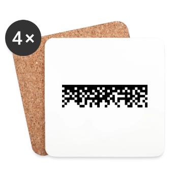Pixel - Coasters (set of 4) - white - Front