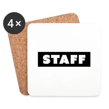 STAFF - Untersetzer (4er-Set) - Weiß - Vorne