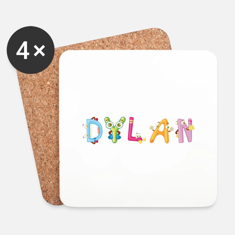 Dylan - Untersetzer (4er-Set) - Weiß