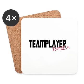 teamplayer extreme - Coasters (set of 4) - white - Front