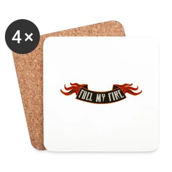 Fuel My Fire - Coasters (set of 4) - white - Front