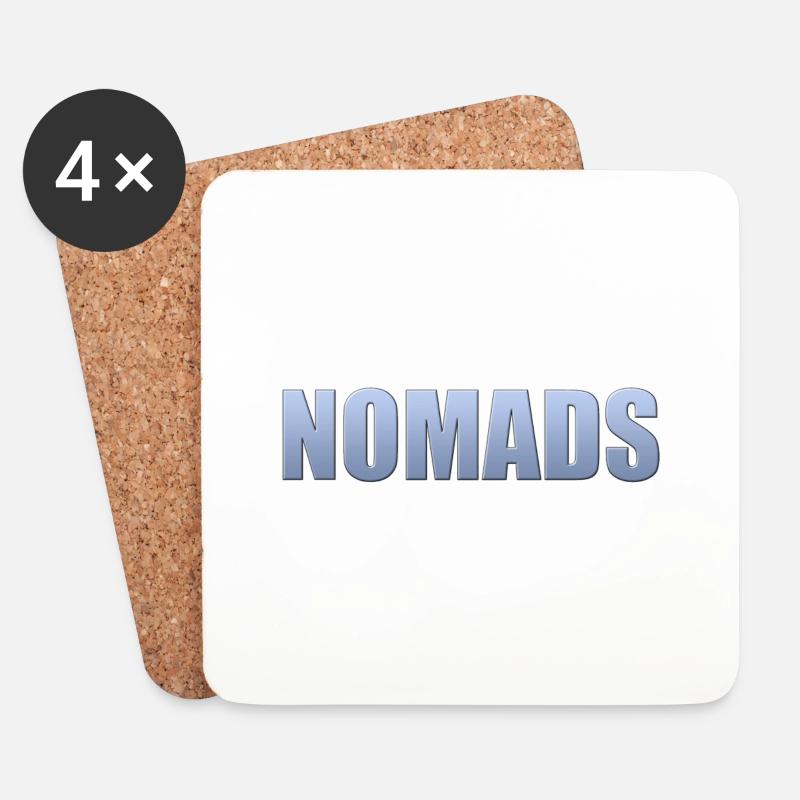 nomads - Untersetzer (4er-Set) - Weiß