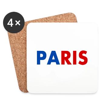 Paris - Dessous de verre (lot de 4) - blanc - Devant