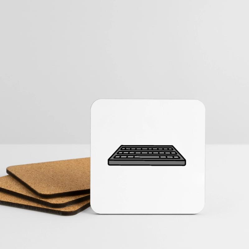 Keyboard Input Computer Design Coasters (set of 4)