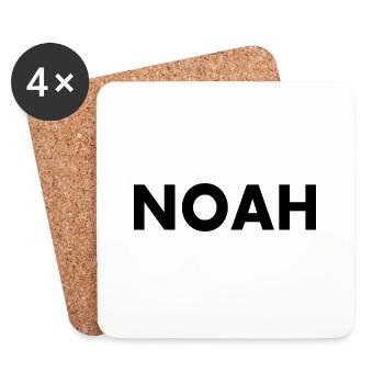Noah - Coasters (set of 4) - white - Front