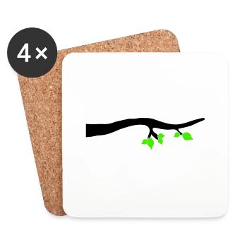 AST 1 - Coasters (set of 4) - white - Front