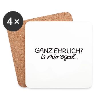 Egal - Untersetzer (4er-Set) - Weiß - Vorne