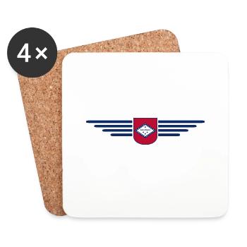 Arkansas Fan T-Shirt – Nature & Culture - Coasters (set of 4) - white - Front