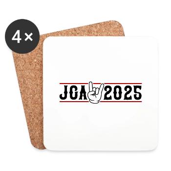 Jga 2025 Junggesellen Abschied - Untersetzer (4er-Set) - Weiß - Vorne