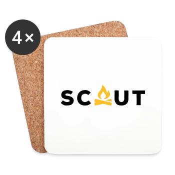 Scout - Untersetzer (4er-Set) - Weiß - Vorne
