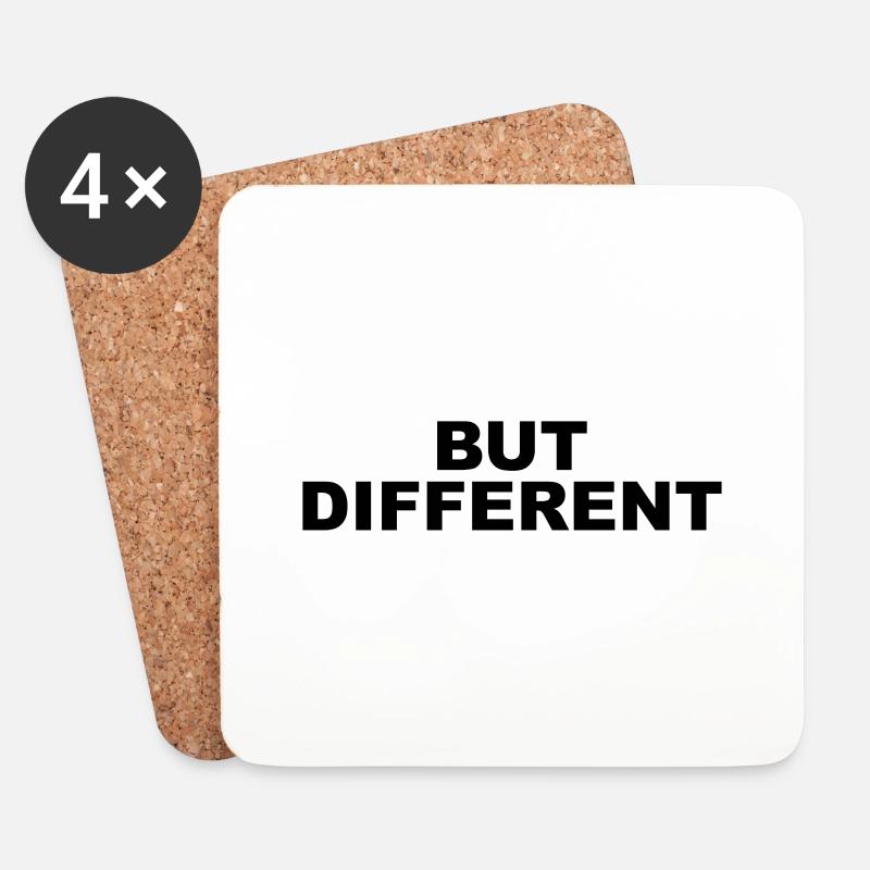 Same Same but different - Untersetzer (4er-Set) - Weiß