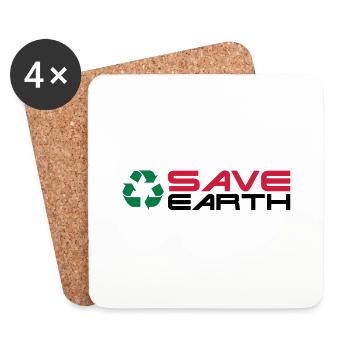 Recycling__V007 - Coasters (set of 4) - white - Front