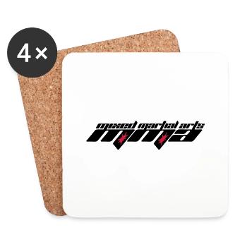 Mixed Martial Arts Logo - Untersetzer (4er-Set) - Weiß - Vorne