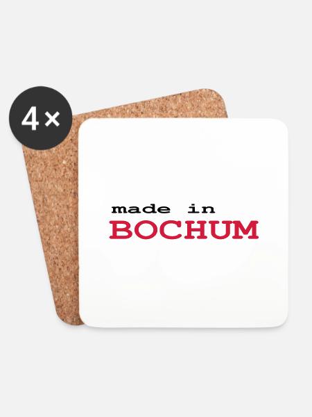 bochum - Untersetzer (4er-Set) - Weiß