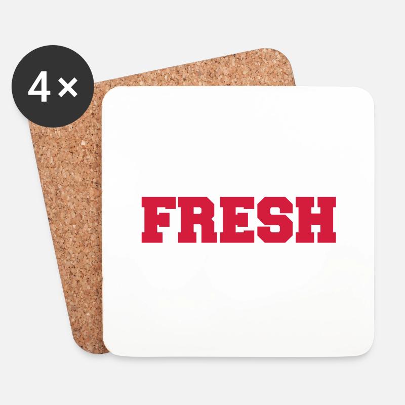 fresh - Untersetzer (4er-Set) - Weiß