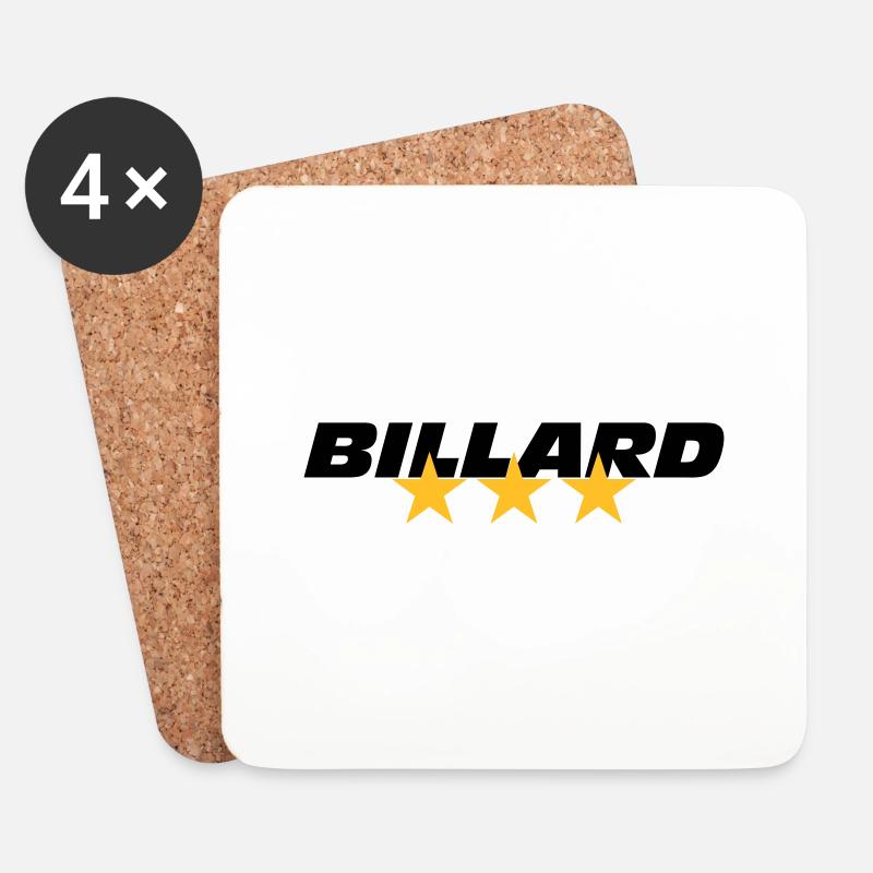 Billard - Coasters (set of 4) - white