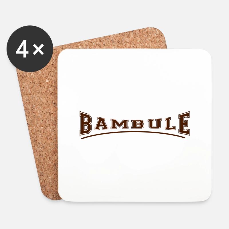 BAMBULE - Untersetzer (4er-Set) - Weiß