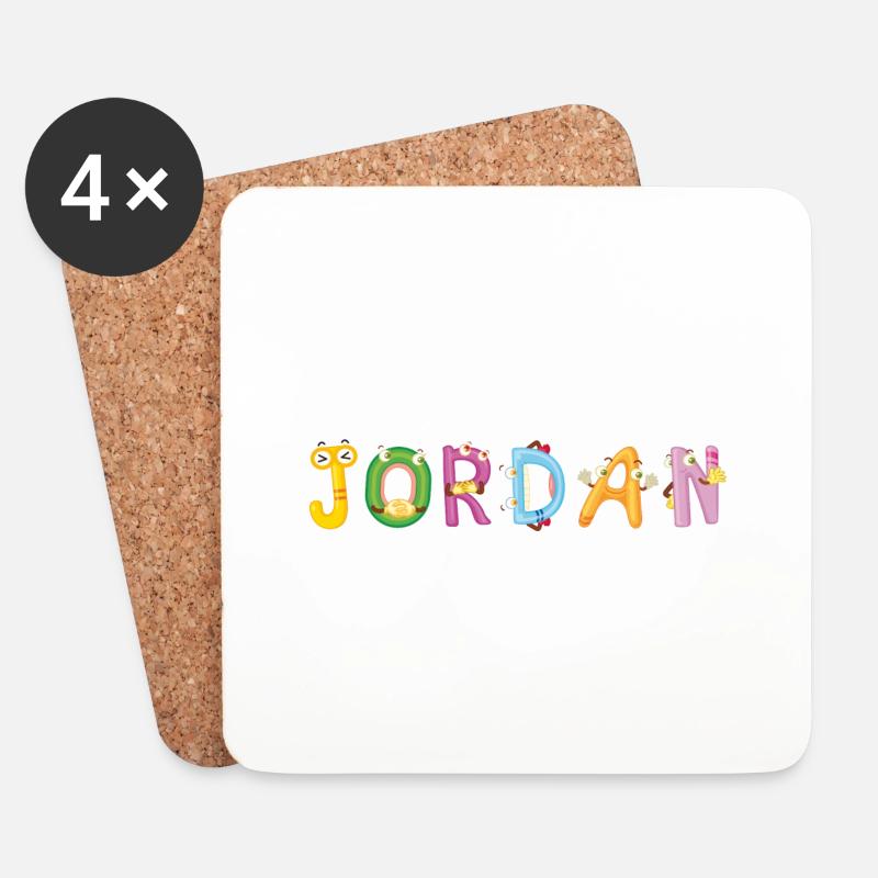 Jordan - Untersetzer (4er-Set) - Weiß