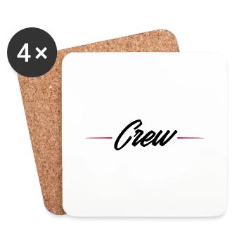 crew design - Untersetzer (4er-Set) - Weiß - Vorne