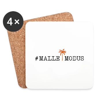 malle modus palme - Untersetzer (4er-Set) - Weiß - Vorne
