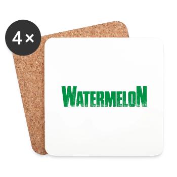I Carried A Watermelon 14 - Untersetzer (4er-Set) - Weiß - Vorne
