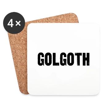 golgoth - Dessous de verre (lot de 4) - blanc - Devant