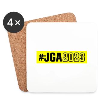 Jga 2023 Junggesellenabschied - Untersetzer (4er-Set) - Weiß - Vorne