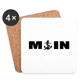 Moin - Untersetzer (4er-Set) - Weiß - Vorne