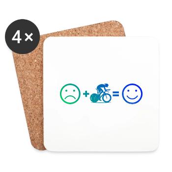 Women's Road Bike Road Bike Men's Road Bike Road Bike - Coasters (set of 4) - white - Front