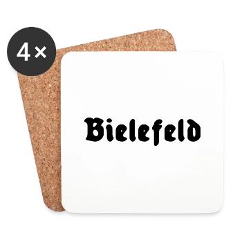Bielefeld - Untersetzer (4er-Set) - Weiß - Vorne