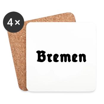 Bremen - Untersetzer (4er-Set) - Weiß - Vorne
