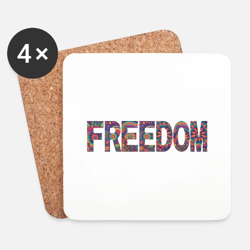 Freedom - Coasters (set of 4) - white