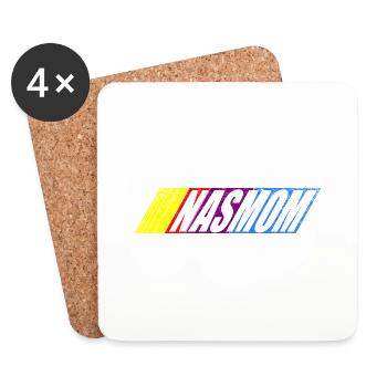 NASMOM - Dessous de verre (lot de 4) - blanc - Devant