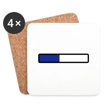 loading - Coasters (set of 4) - white - Front