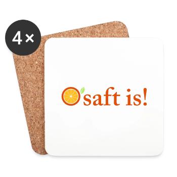 O'saft is - Untersetzer (4er-Set) - Weiß - Vorne