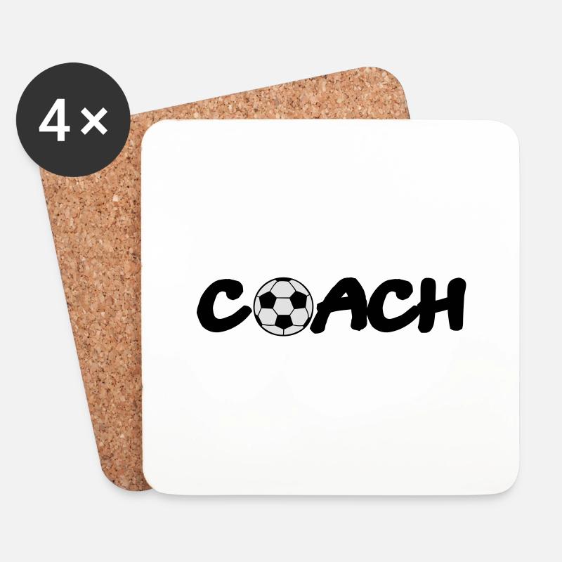 coach - Untersetzer (4er-Set) - Weiß