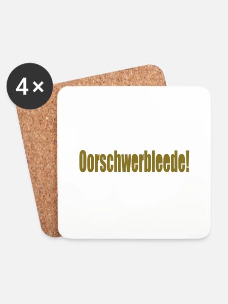 oorschwerbleede - Untersetzer (4er-Set) - Weiß