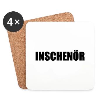 Inschenör Maschinenbau Ingenieur Student - Untersetzer (4er-Set) - Weiß - Vorne