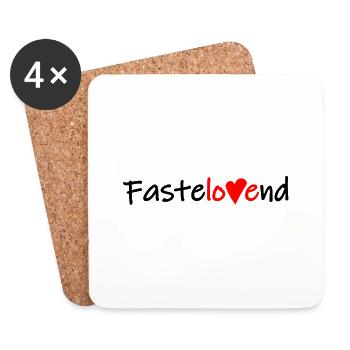 Köln Fastelovend - Untersetzer (4er-Set) - Weiß - Vorne