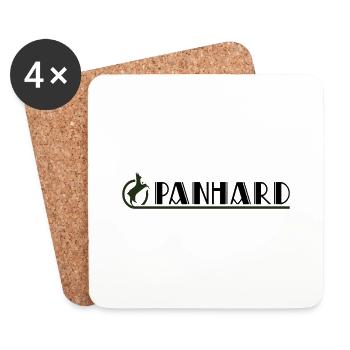 PANHARD - Dessous de verre (lot de 4) - blanc - Devant