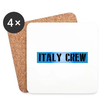 Italy Crew - Coasters (set of 4) - white - Front