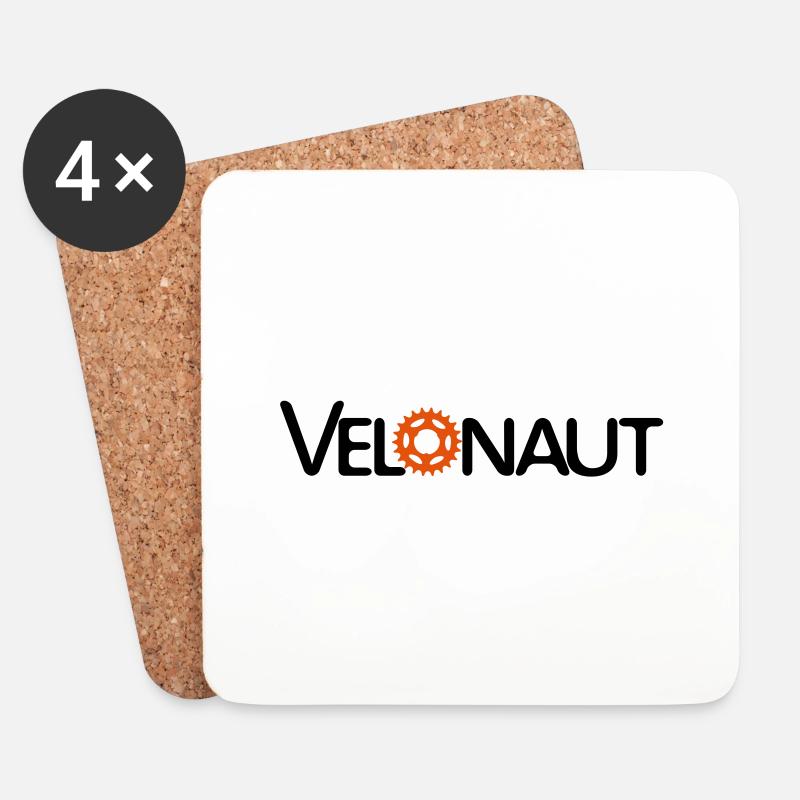 velonaut - Untersetzer (4er-Set) - Weiß