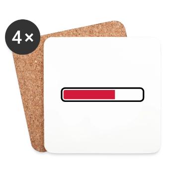 loading_1___f2 - Untersetzer (4er-Set) - Weiß - Vorne