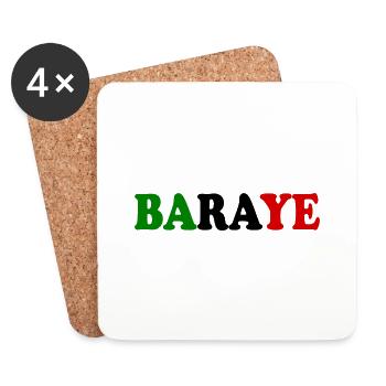 Baraye - Coasters (set of 4) - white - Front