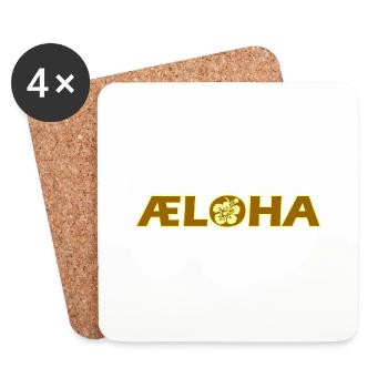 aeloha - Untersetzer (4er-Set) - Weiß - Vorne